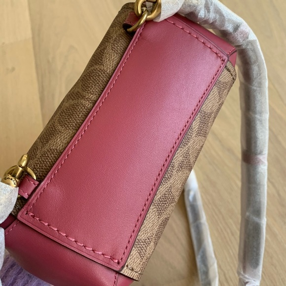 Coach Parker Convertible Backpack 16 In Signature Canvas Brand New With Tag - Picture 5 of 10